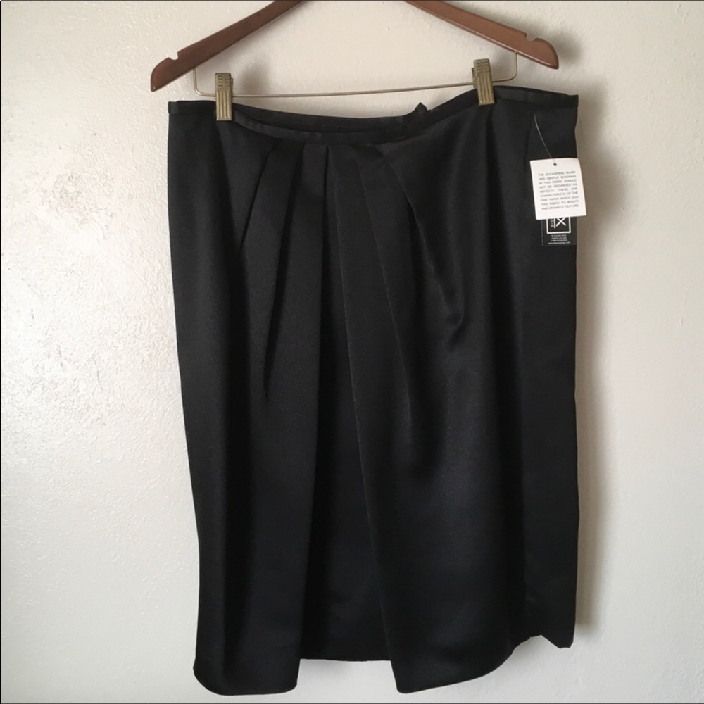 Alex evenings black pencil skirt 16 NWT